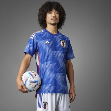 Maillot Domicile Japon 22 Authentique Bleu Hommes Soccer