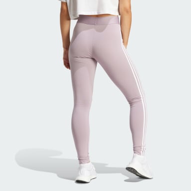 Women's Sportswear Purple LOUNGEWEAR Essentials 3-Stripes Leggings