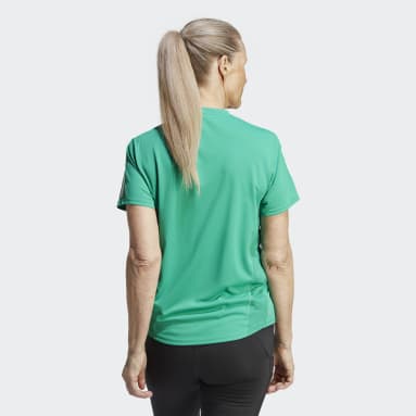 Camiseta Own the Run Verde Mulher Running