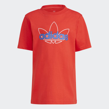 T-shirt adidas SPRT Collection Graphic Rosso Bambini Originals