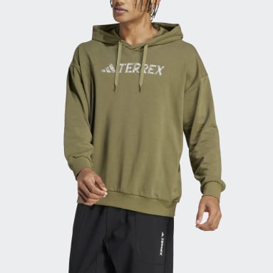 Sweat-shirt à capuche Terrex Large Logo (Non genré) vert TERREX