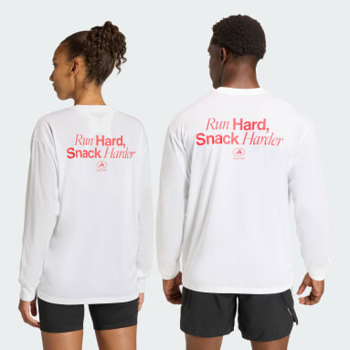 런 하드 그래픽 롱 슬리브 스웨트셔츠