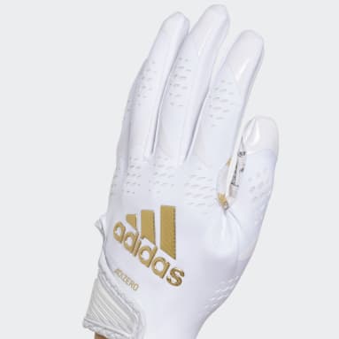 Men's Football White Adizero Big Mood Gloves