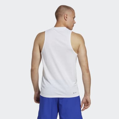 T-shirt d'entraînement sans manches Train Essentials Feelready blanc Hommes Entraînement
