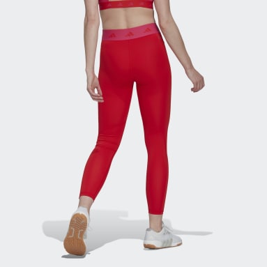 Tight 7/8 Techfit Rosso Donna Fitness & Training