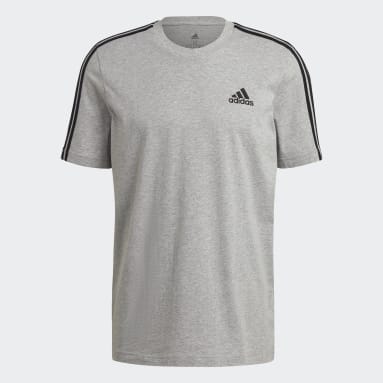 T-shirt Essentials 3-Stripes Gris Hommes Sportswear