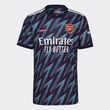 Camiseta Tercer Uniforme Arsenal 21/22 Azul Hombre Fútbol