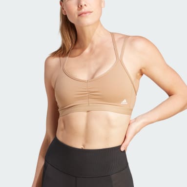 adidas, Yoga Essentials Womens Light Support Sports Bra, Low Impact Sports  Bras