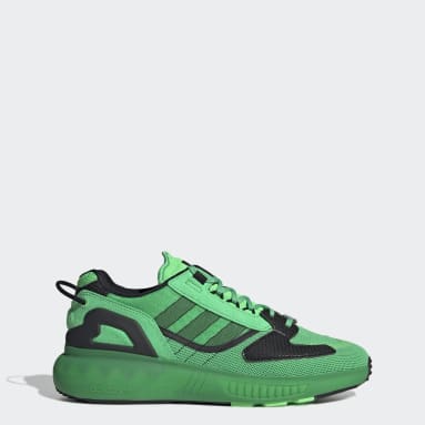 Men Originals Green ZX 5K BOOST Shoes