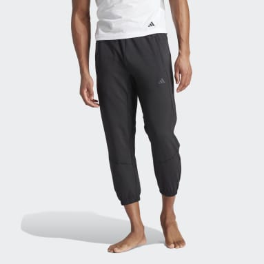 Pantalon de yoga en coton homme – noir