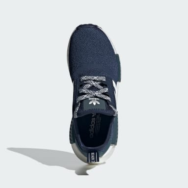 Youth 8-16 Years Originals Blue NMD_R1 Shoes Kids