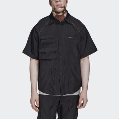 Camicia Reveal Short Sleeve Nero Uomo Originals