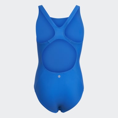 Mädchen Schwimmen Badge of Sport Badeanzug Blau