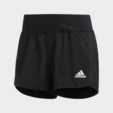 Shorts Two-in-One Woven Negro Mujer Training