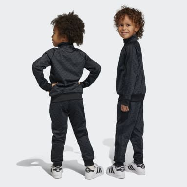 Survêtement à imprimé monogramme gris Enfants 4-8 Years Originals