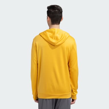 Adidas yellow hoodie mens clearance