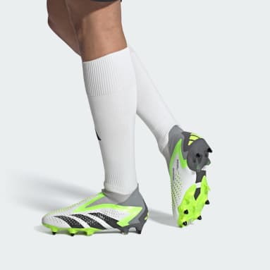 Botas de Futebol Predator Accuracy+ – Piso Mole Branco Futebol