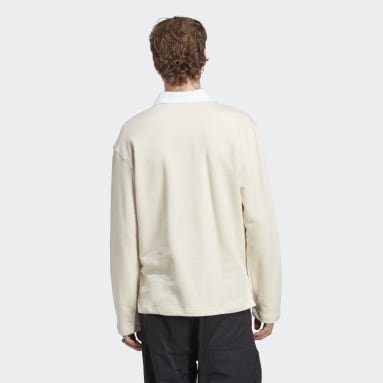 adidas RIFTA Metro Long Sleeve Rugbytrøye Beige