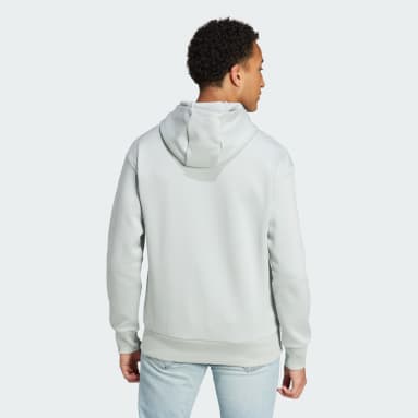 Buzo con Capucha Future Icons Badge of Sport Gris Hombre Sportswear