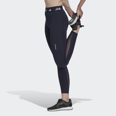 Leggings lunghi Techfit Blu Donna Fitness & Training
