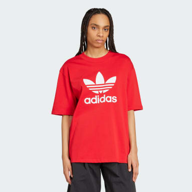 Remera Adicolor Firebird extragrande con Trifolio