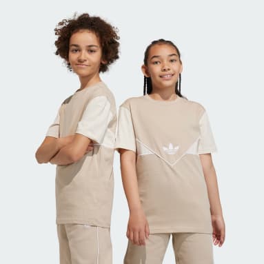 adidas T-shirt Adicolor Beige Enfants Originals
