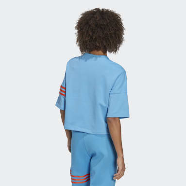 Playera Adicolor Neuclassics Azul Mujer Originals