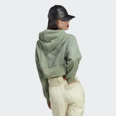 Ženy Sportswear zelená Mikina s kapucňou Lounge Terry Loop