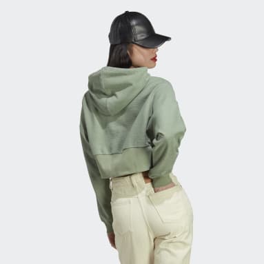 Sudadera con capucha Lounge Terry Loop Verde Mujer Sportswear
