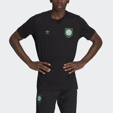 Muži Originals černá Tričko Celtic FC Essentials Trefoil
