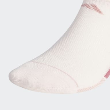 Women's Training Pink Superlite Stripe No-Show Socks 3 Pairs