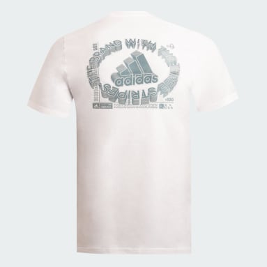 Polo Color Estampado Blanco Hombre Training