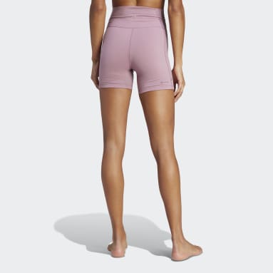 Calzas Cortas Yoga Studio Cinco Pulgadas Rosado Mujer Training