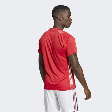 Männer Handball Frankreich Handball T-Shirt Rot