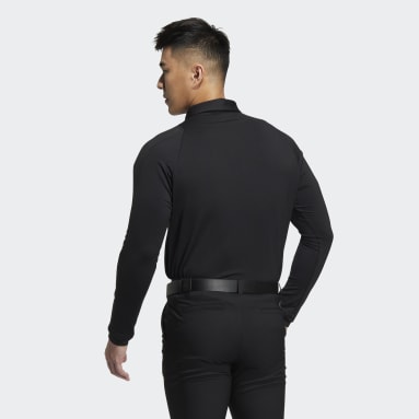 남성 Golf Black 콜드레디 긴팔 폴로 셔츠