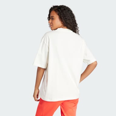 Women Sportswear White Future Icons Badge of Sport Boyfriend Tee