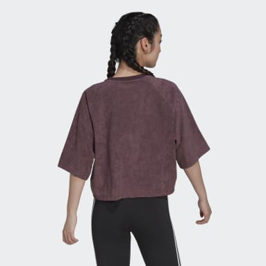 Polera Adicolor Classics Gamuza Rojo Mujer Originals
