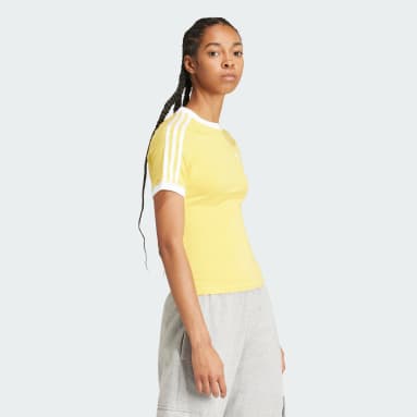 スリーストライプス スリムラグラン半袖Tシャツ