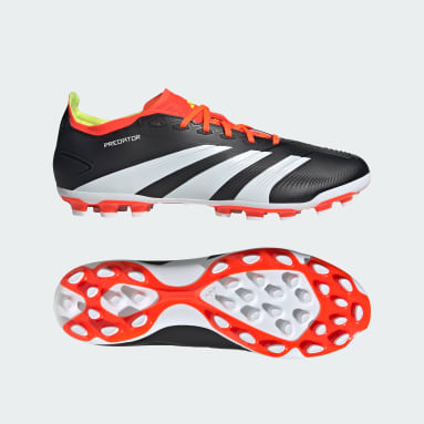 Men Football Black Predator League 2G/3G Artificial Grass Football Boots
