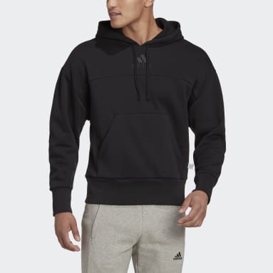 Sweat-shirt à capuche en molleton Studio Lounge noir Hommes Sportswear