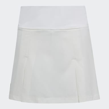 Girls Tennis White Club Tennis Pleated Skirt