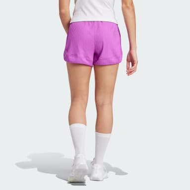 Pacer All Gym Seasonal Rib High-Rise Tonal 3-Stripes Şort