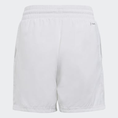 Youth 8-16 Years Tennis White Club Tennis 3-Stripes Shorts