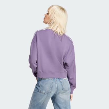 Women's Originals Purple Adicolor Classics Loose Sweatshirt
