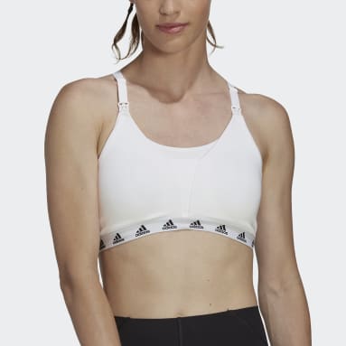 Women - White - Training - Sports Bras