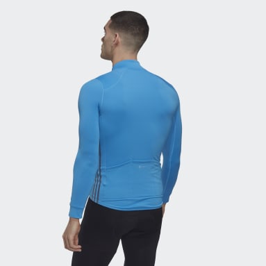 Men's Skiing Blue The COLD.RDY Long Sleeve Cycling Jersey