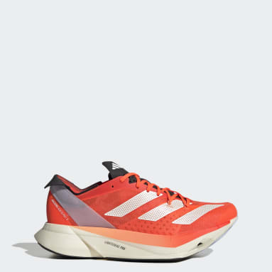 Running Orange Adizero Adios Pro 3 Shoes