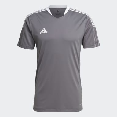 Men Soccer Grey Tiro 21 Training Jersey
