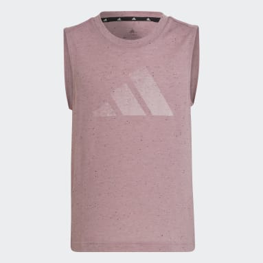 Polera sin Mangas Future Icons Regular Logo Morado Niña Sportswear