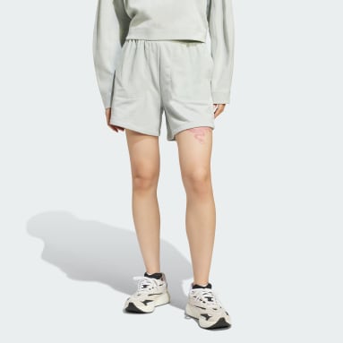 City Escape Material-Mix Shorts